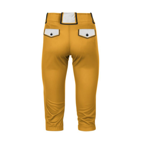 baseball pant yellow white