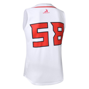 BASEBALL 2 BUTTON SLEEVELESS NECK TEAM WEAR