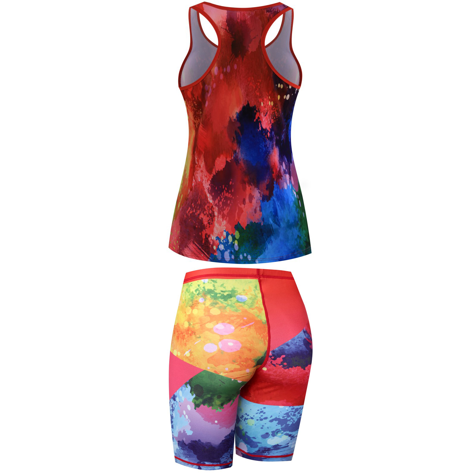 GYMNASTICS TIGHT SINGLET PANTS-LADY-C82891ART6