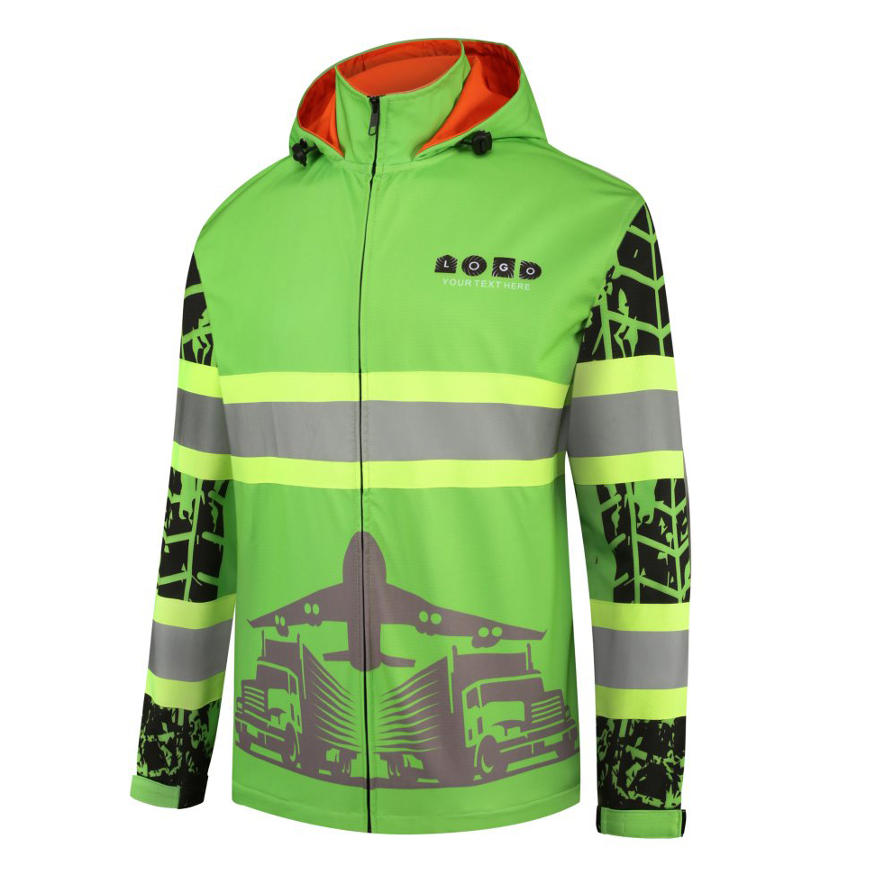 STAFF WORK WEAR SOFTSHELL-HI VIS JACKET-L05SC17