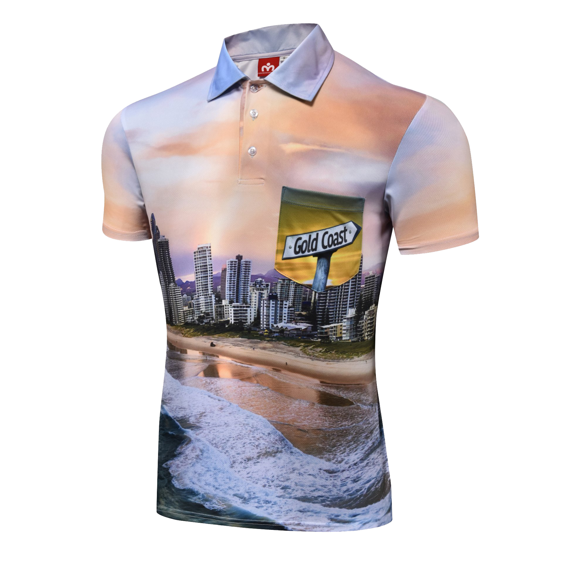 GOLD COAST PHOTOGRAPH POCKET SHIRT-L01ART4