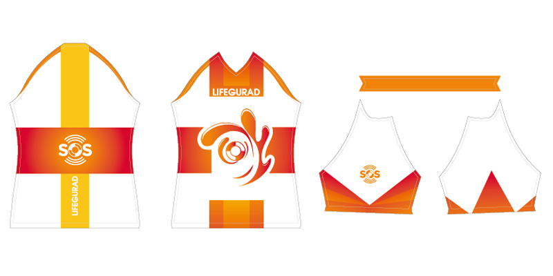 swimming team wear layout