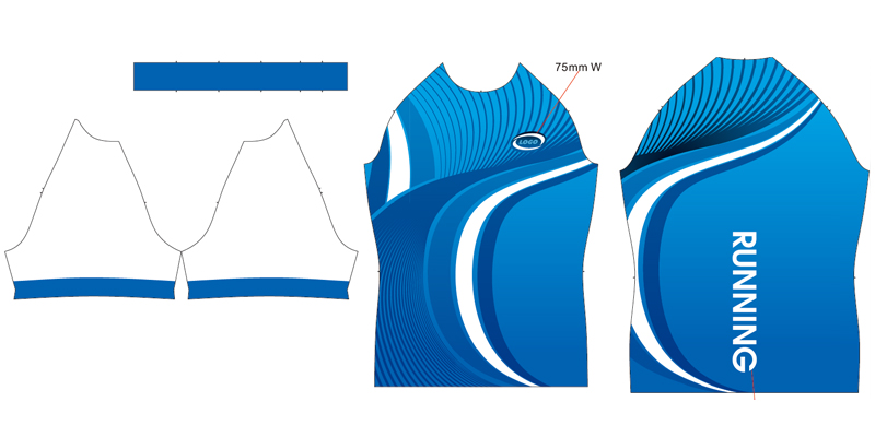 swimming team wear layout