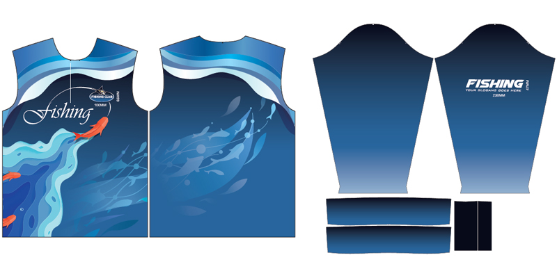 fishing team wear 2022 layout